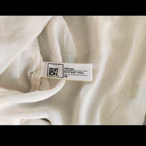 Edition Cream Premium Formal Shirt Size 4XL