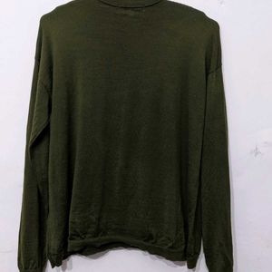 Olive Green Turtle Neck Sweater