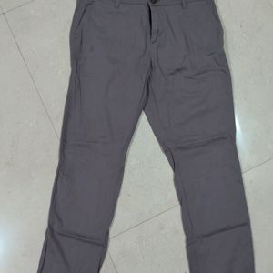 MAST & HARBOUR, GREY COLOUR FORMAL TROUSERS