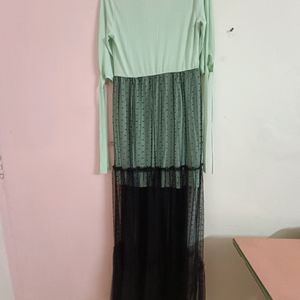 Crisscross Sleeves Maxi