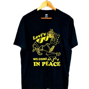 Black Printed T-Shirt For Men's