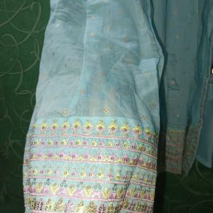 Blue Kurta Sett