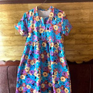 Colourful  Floral Dress