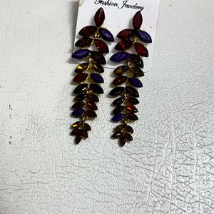 Earrings Parrot Colour Suit XL