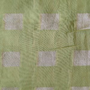 Green Colour Cotton Saree