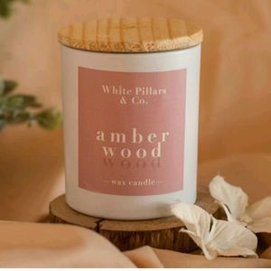 Amberwood Wax Candle