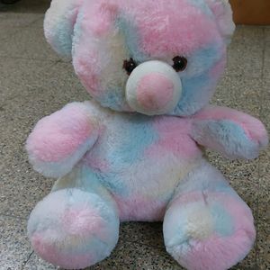 Cute Multi Color Teddy With Hanging Rope