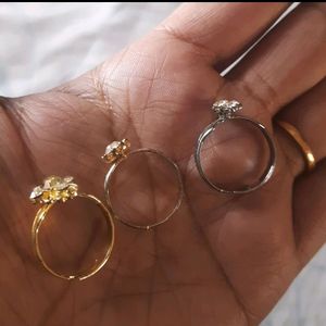 Set Of 3 Beautiful Rings