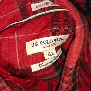Us Polo Assn. Check Shirt