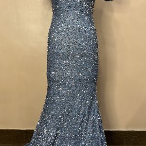 Grey Sequin Dress