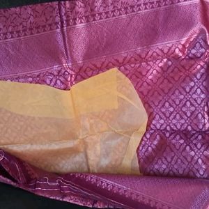 Pink South Indian Saree