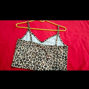 Leopard Crop Top