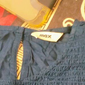 Max Navy Blue Tunic New Nd Unused