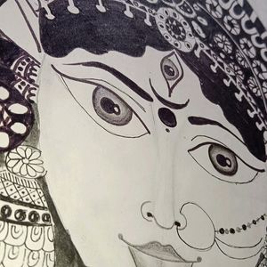 Durga Maa (Mandala Art)