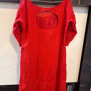 Red Kurta