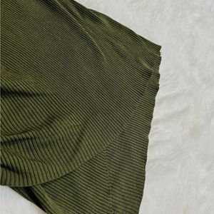 Olive Green Party Dress