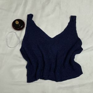 Korean crop Sweater Top