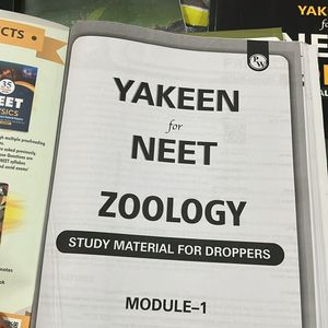 Yakeen For Neet Zoology