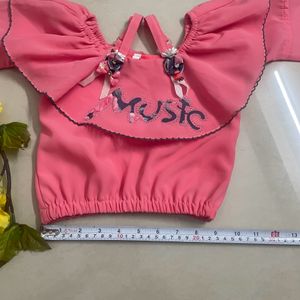 Girls Skirt And Top Set