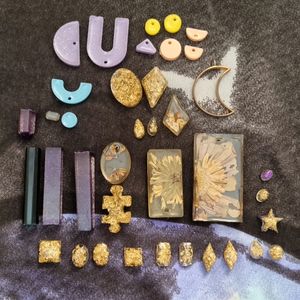 38 Pieces Of Resin Jewellery items