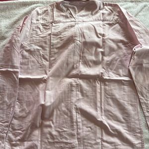 Men Ralph Lauren Baby Pink Plain Shirt