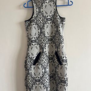 AND Grey printed Bodycon Dress