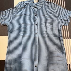 New ZARA Mens Shirt Half Sleeve Original Branded