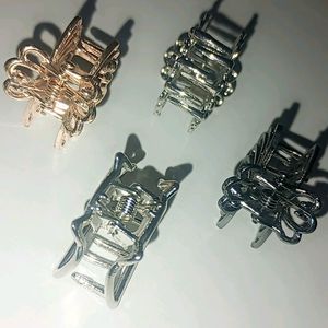 Small Trendy Metal Claw Clips