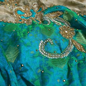 Heavy Stone Work Saree