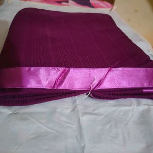 Purple Saree