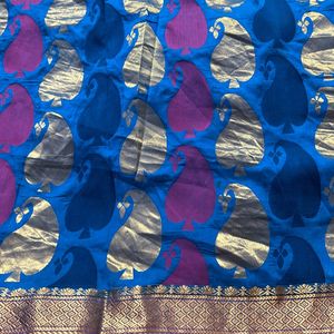 South Pattu Saree No Blouse