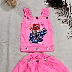 Baby Girl Top And Skirt