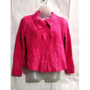 Very Soft Shining Pink Sweater For women's