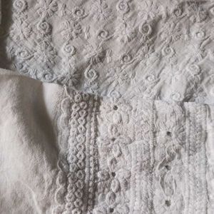 Cotton Chikankari Top