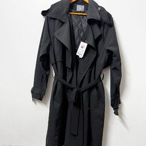 Black Long Trench Coat