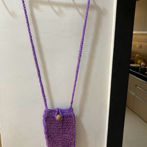 Crochet Mobile Sling Bag