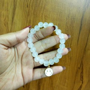 10 SMILEY CHARM BEAD BRACELETS