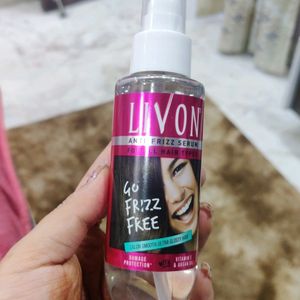 LIVON ANTI FRIZZ SERUM, FOR ALL HAIR TYPES