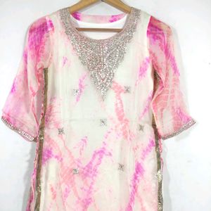 Multicolor Printed Round Neck Kurta (Women's)