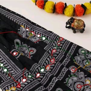 Oye Happy Festival Black Dupatta