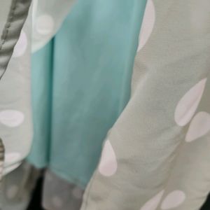 Sea Green Polka Dress Like New