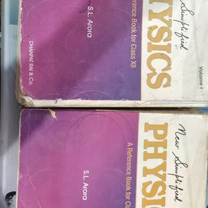 Class 12 Physics S.L. Arora Vol.1 And Vol.2 For NEE And IIT