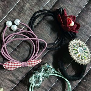 Combo 4 Hair Bands 💜 Imported