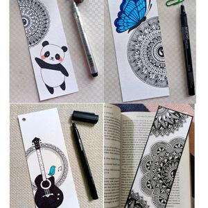 4 Mandala Bookmarks 📑🔖