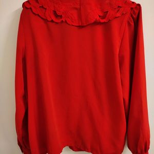 Red Korean Rare Find Tops