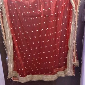 Bridal Garara Kurti With Dupatta