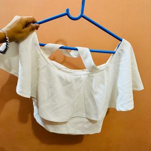 White Crop Top