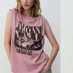 H&M Oversized Nirvana Tee