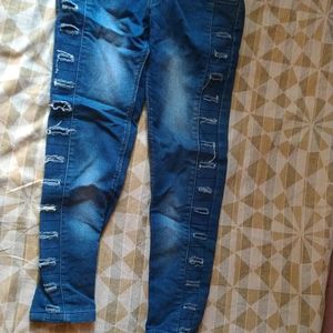 Damage Denim Jeans