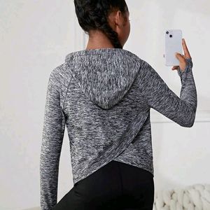 Body Grey Stylish Hoodie